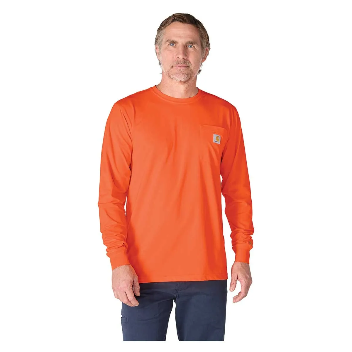 Carhartt Force longsleeve hi-vis shirt Brite Orange maat L