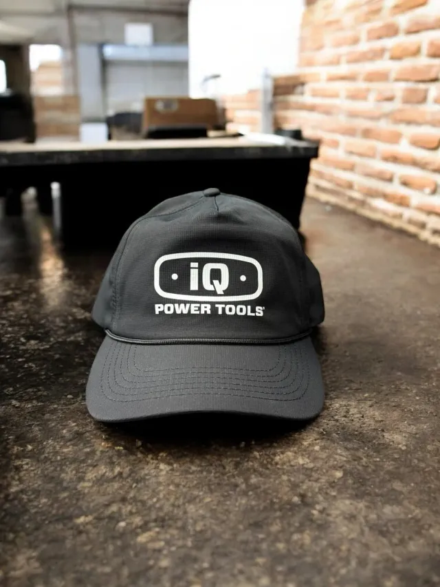 IQ Powertools Performance pet zwart verstelbaar polyester