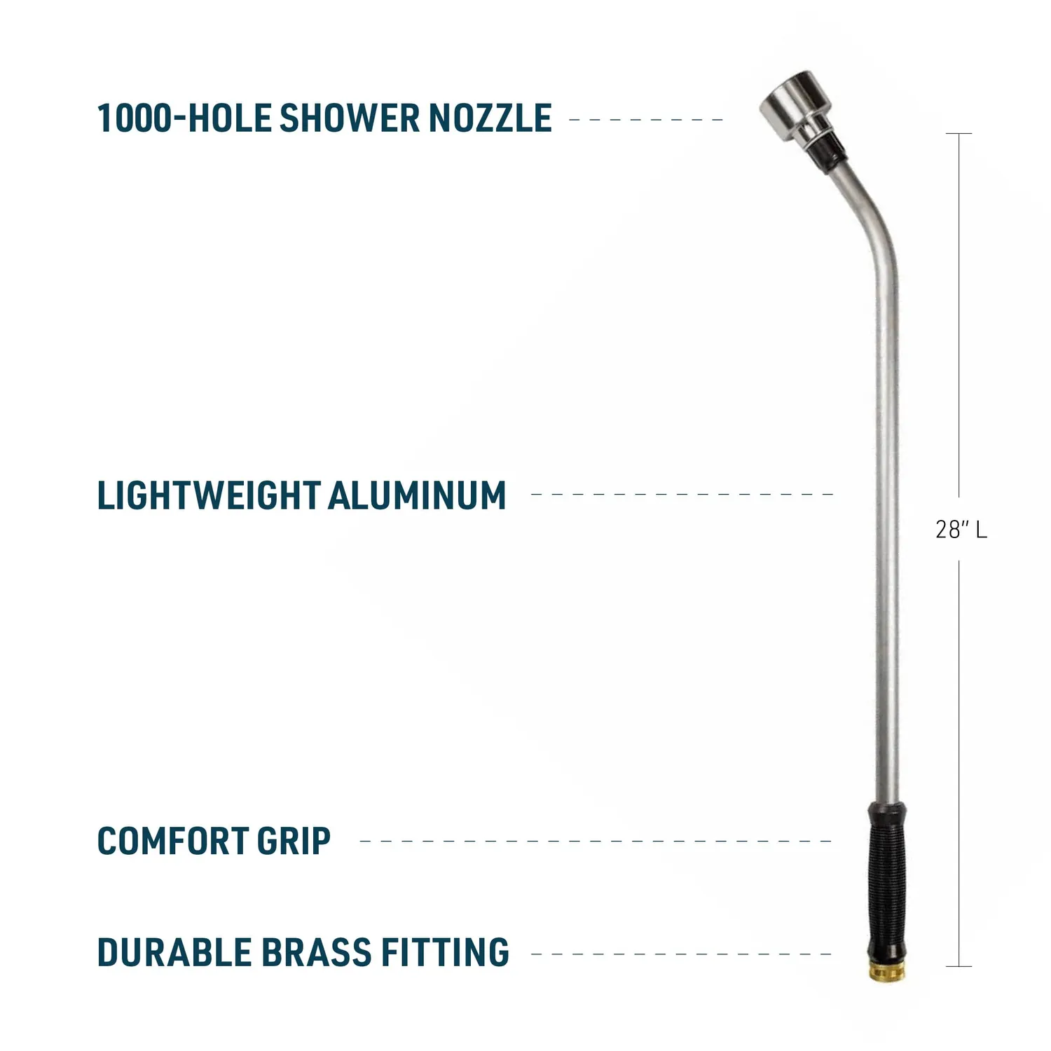 Gemplers 28 inch gietlans 71 cm aluminium douchekop