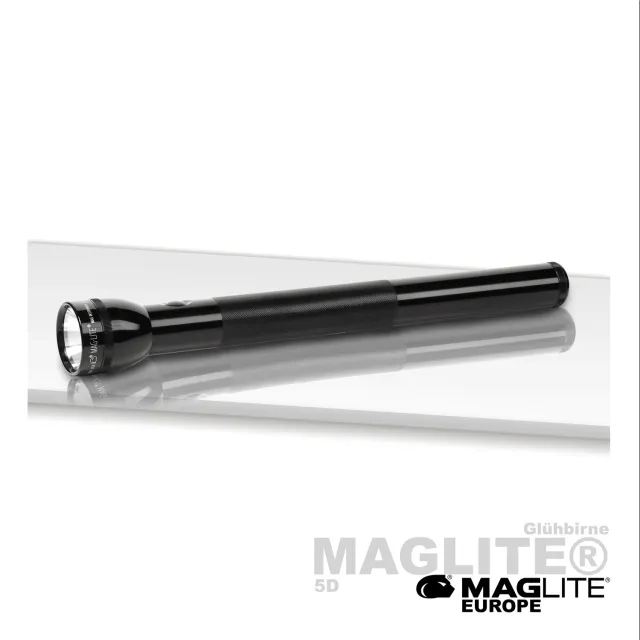 Mag-Lite Classic 5D gloeilamp zaklamp 151 lumen zwart