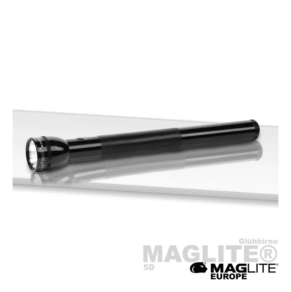 Mag-Lite Classic 5D gloeilamp zaklamp 151 lumen zwart