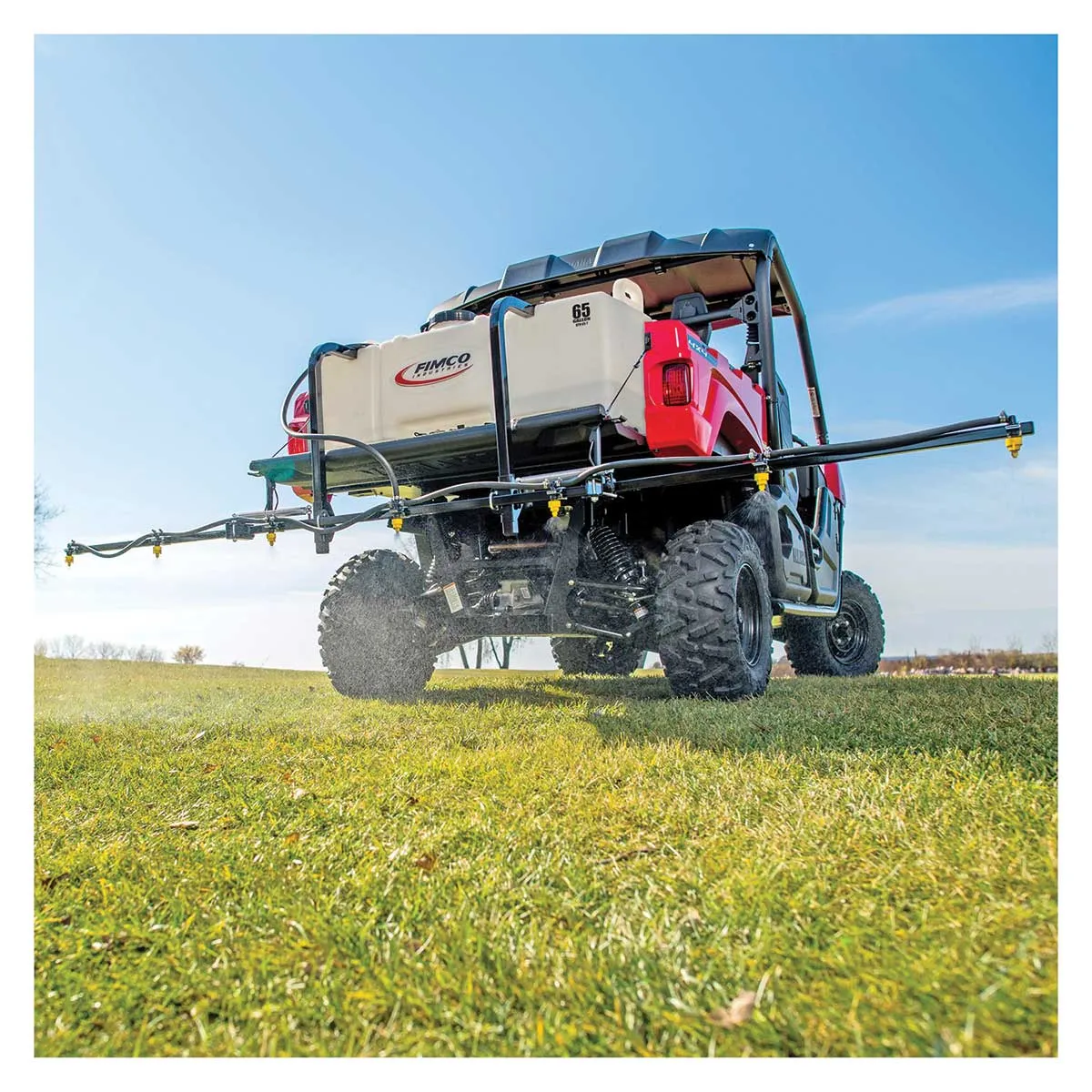 Fimco UTV veldspuit 65 gallon 246L 4.5 GPM 7 doppen