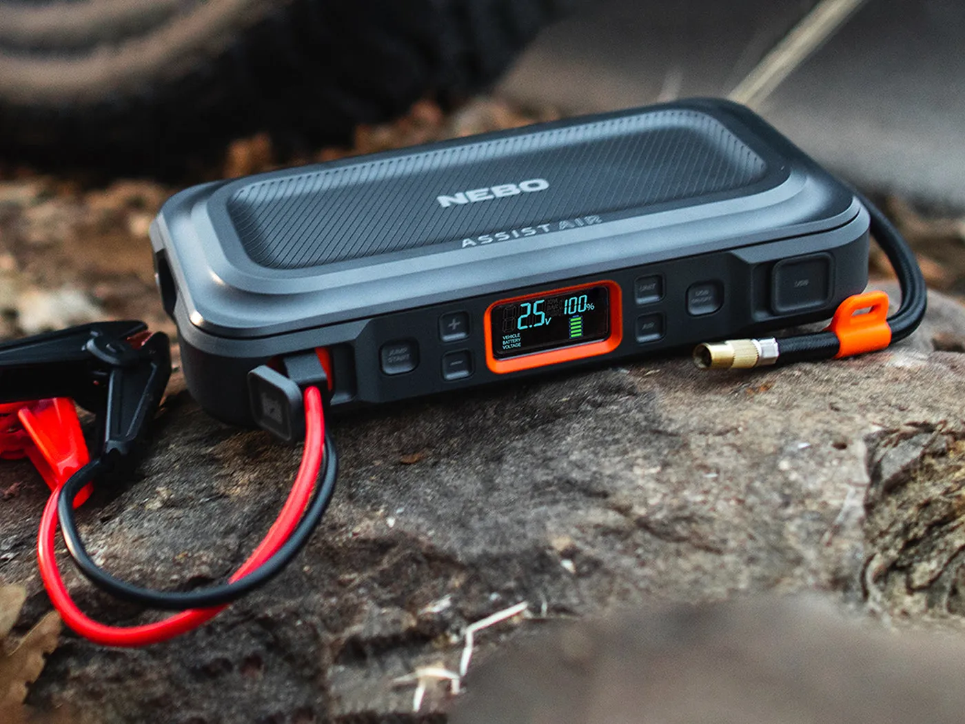 Nebo Assist Air Jump Starter 1500A Compressor