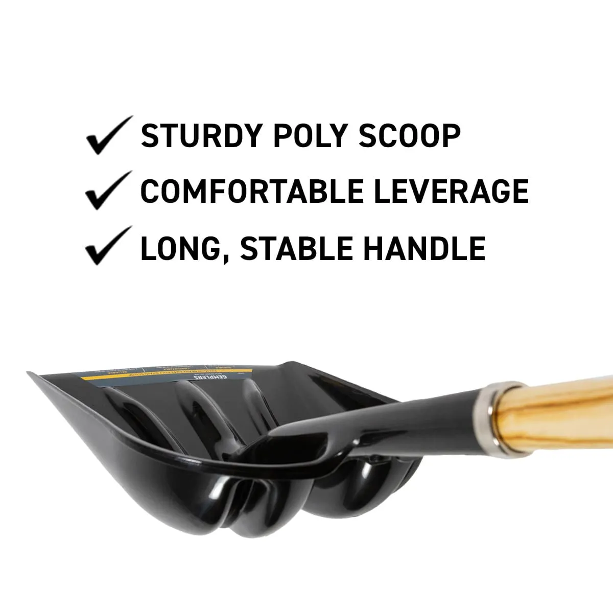 Gemplers Long-Handled Poly schepschop mulchschop