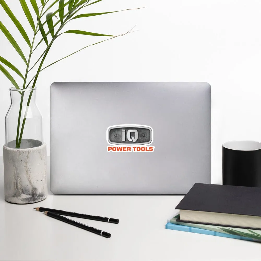 IQ Powertools sticker vinyl 10,2x10,2 cm