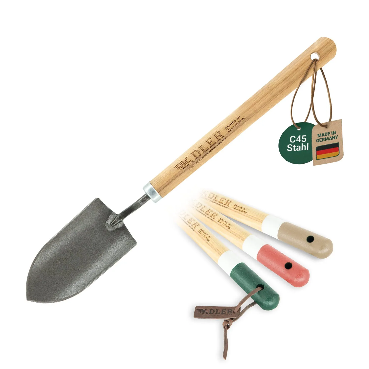 ADLER Holly plantschepje 155 mm C45 staal