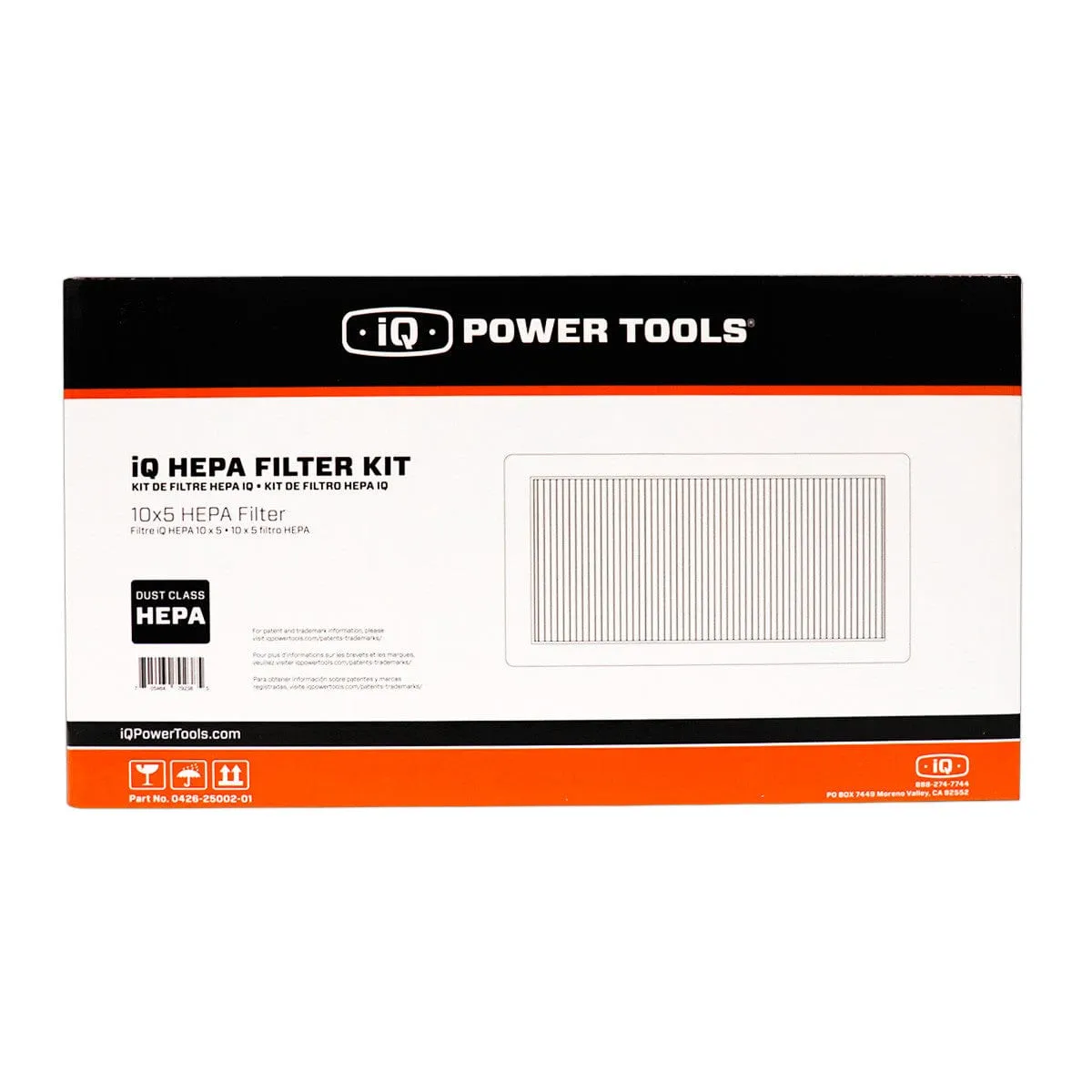 IQ Powertools iQ426HEPA hepafilter set 5 stuks