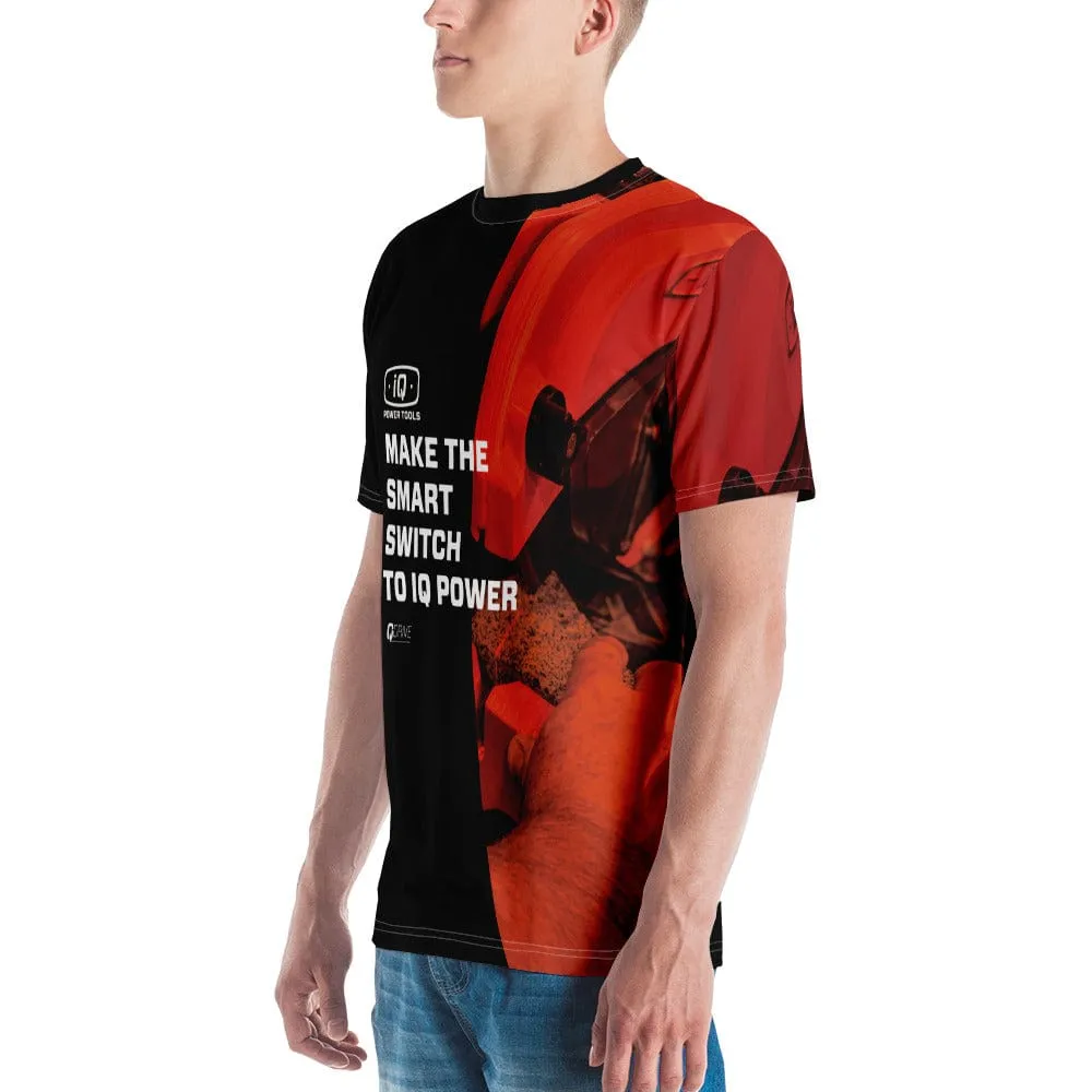 IQ Powertools heren T-shirt regular polyester zwart XS-2XL