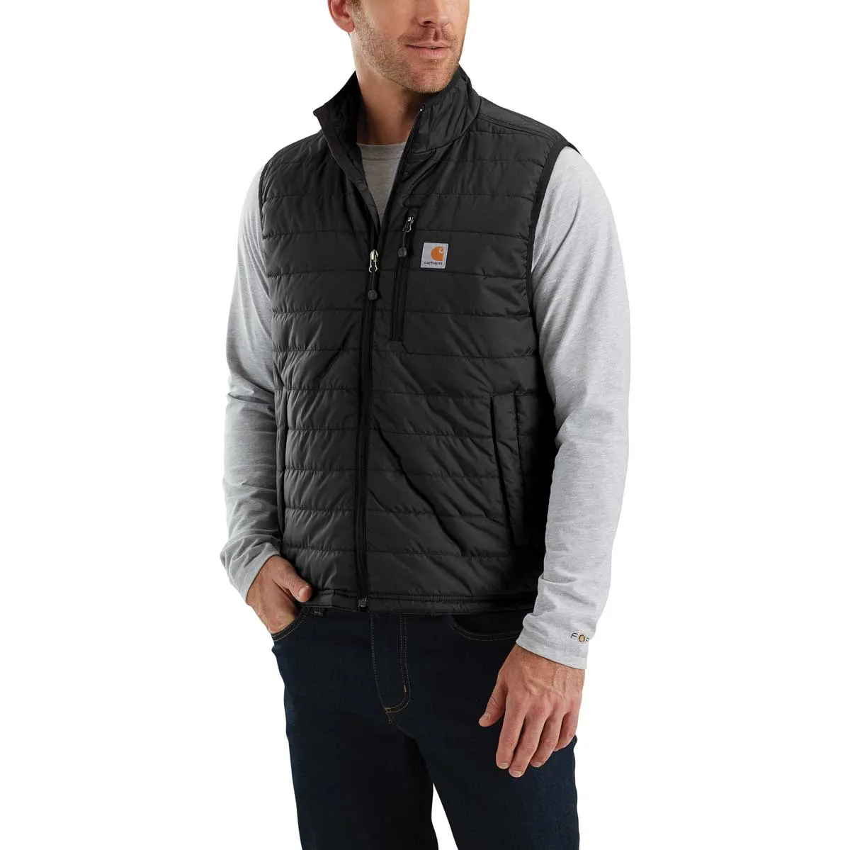 Carhartt Rain Defender 102286 bodywarmer licht gevoerd zwart