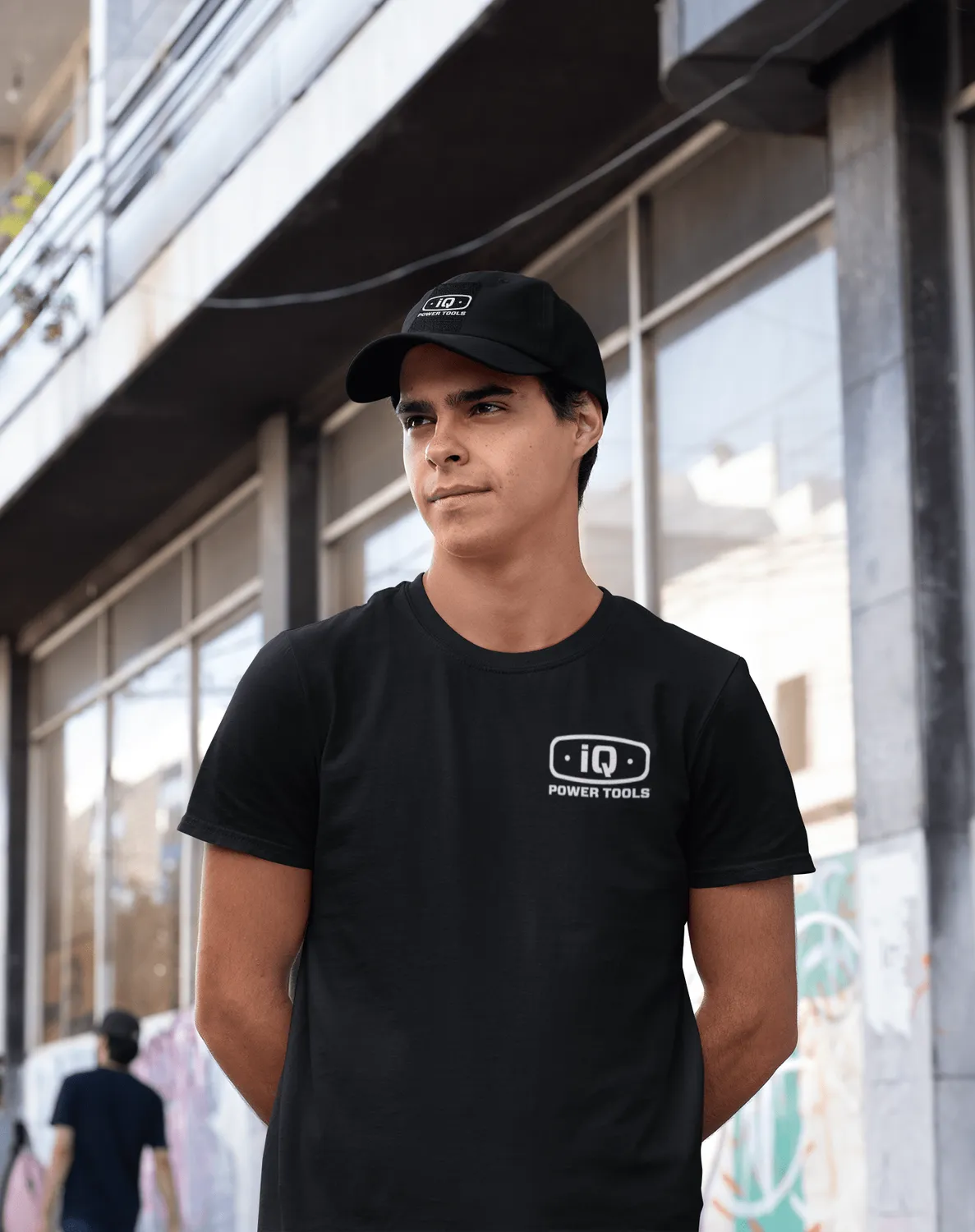 IQ Powertools Cut Dry T-shirt werkkleding katoenmix zwart