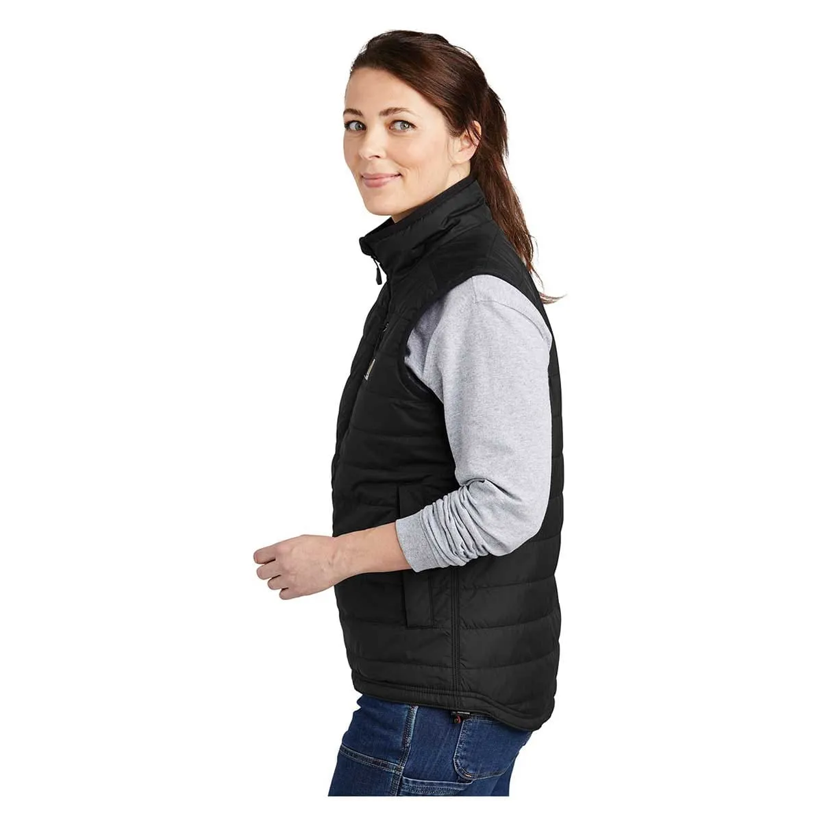 Carhartt Gilliam bodywarmer dames zwart maat M gevoerd