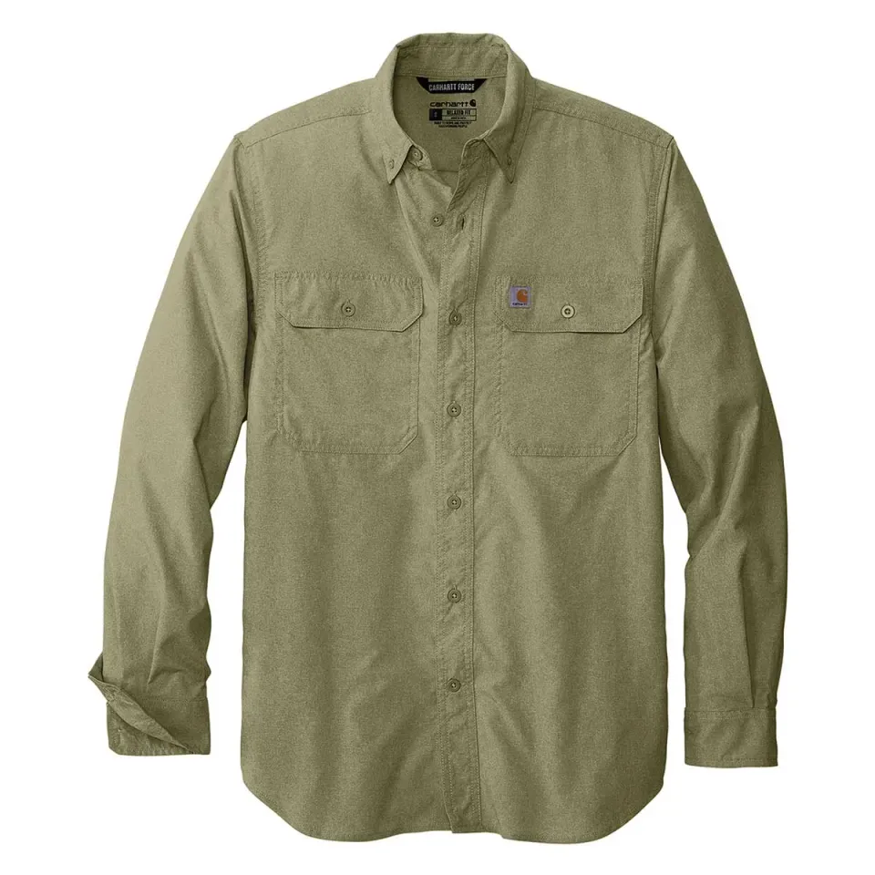 Carhartt Force Sun Defender chambray overhemd L UPF 50+