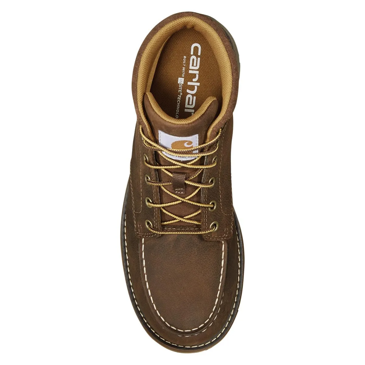 Carhartt Millbrook 5" moc toe wedge werkschoen bruin