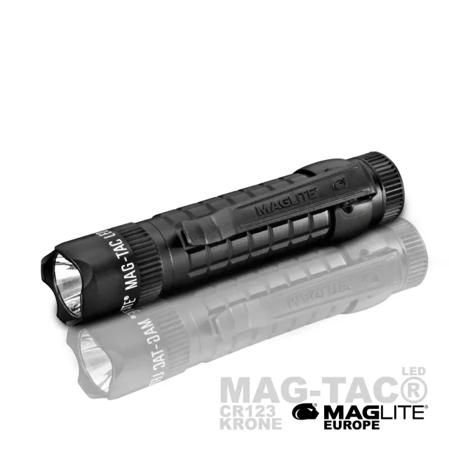 Maglite MAG-TAC CR123 LED zaklamp kroonrand zwart 320 lumen