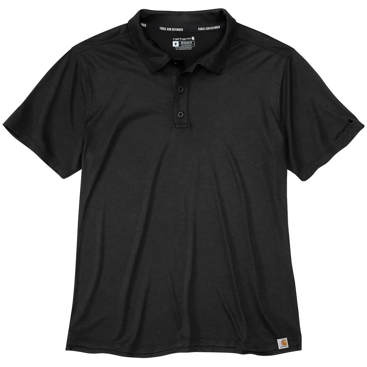 Carhartt Force Sun Defender polo zwart korte mouw maat L