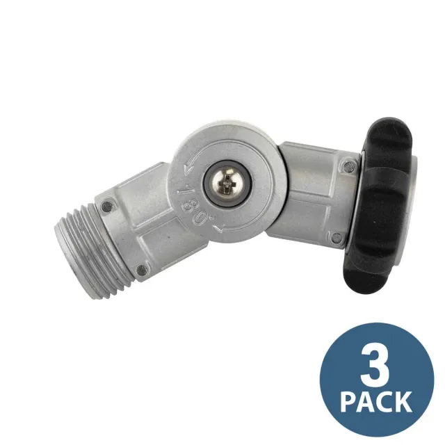 Gemplers Slangkoppeling Metaal Draaibaar 3-pack