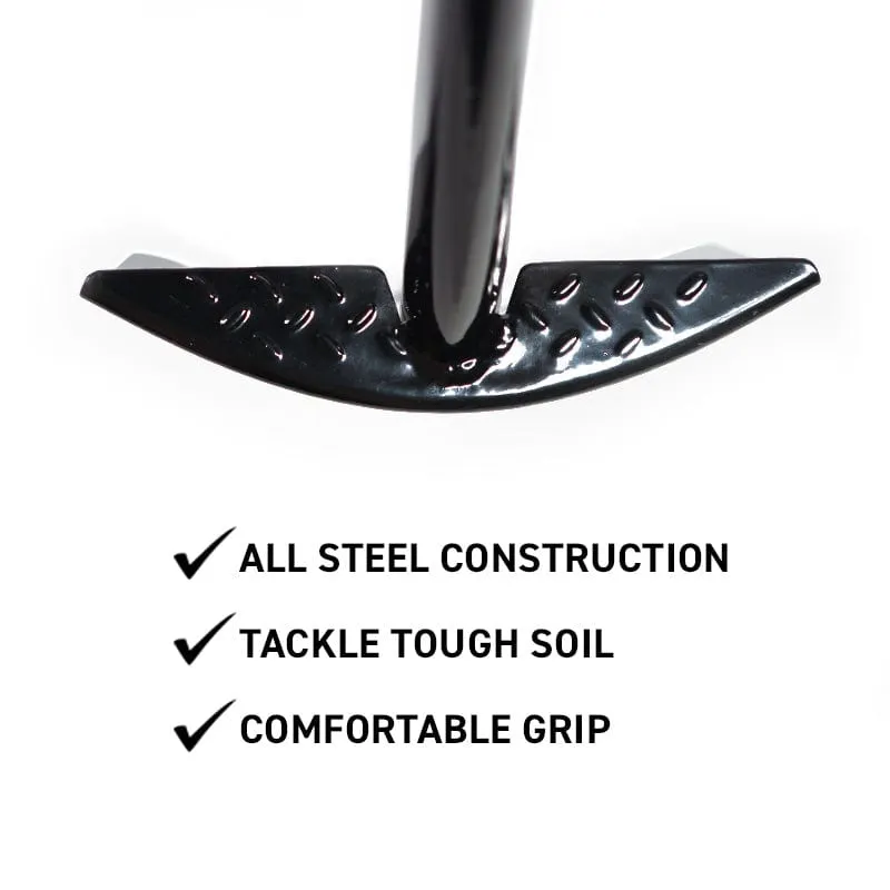 Gemplers All-Steel Round Point Shovel D-greep spade staal