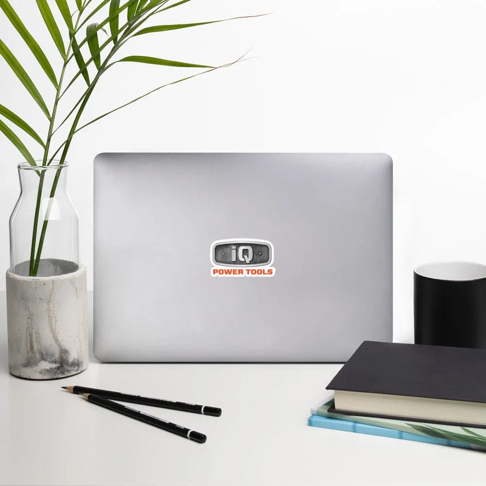IQ Powertools sticker vinyl 10,2x10,2 cm