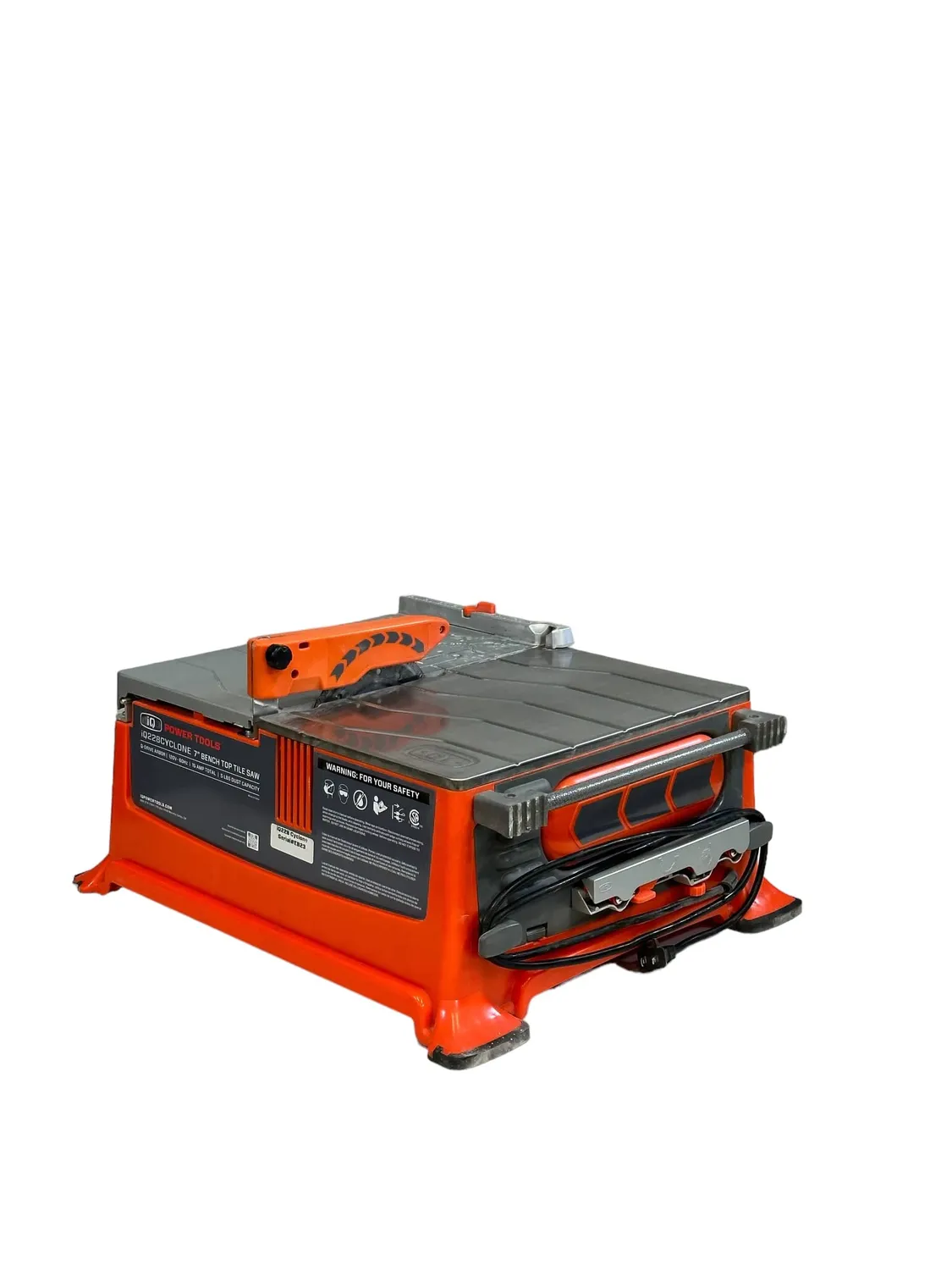 IQ Powertools iQ228CYCLONE tegelzaag 180mm droog 16kg