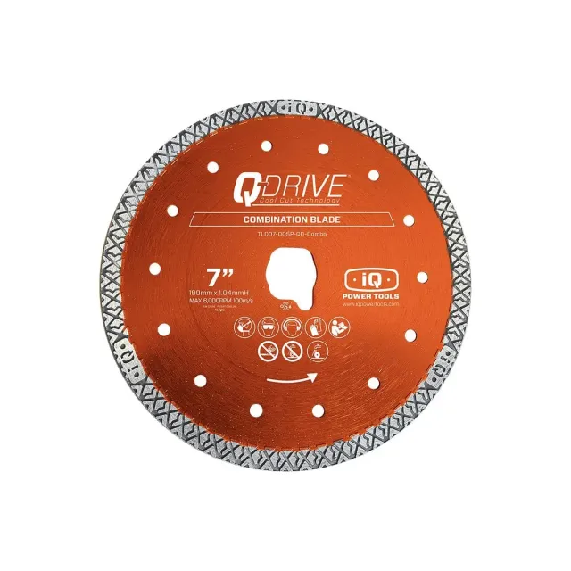 IQ Powertools Q-Drive diamantzaagblad 180mm combo