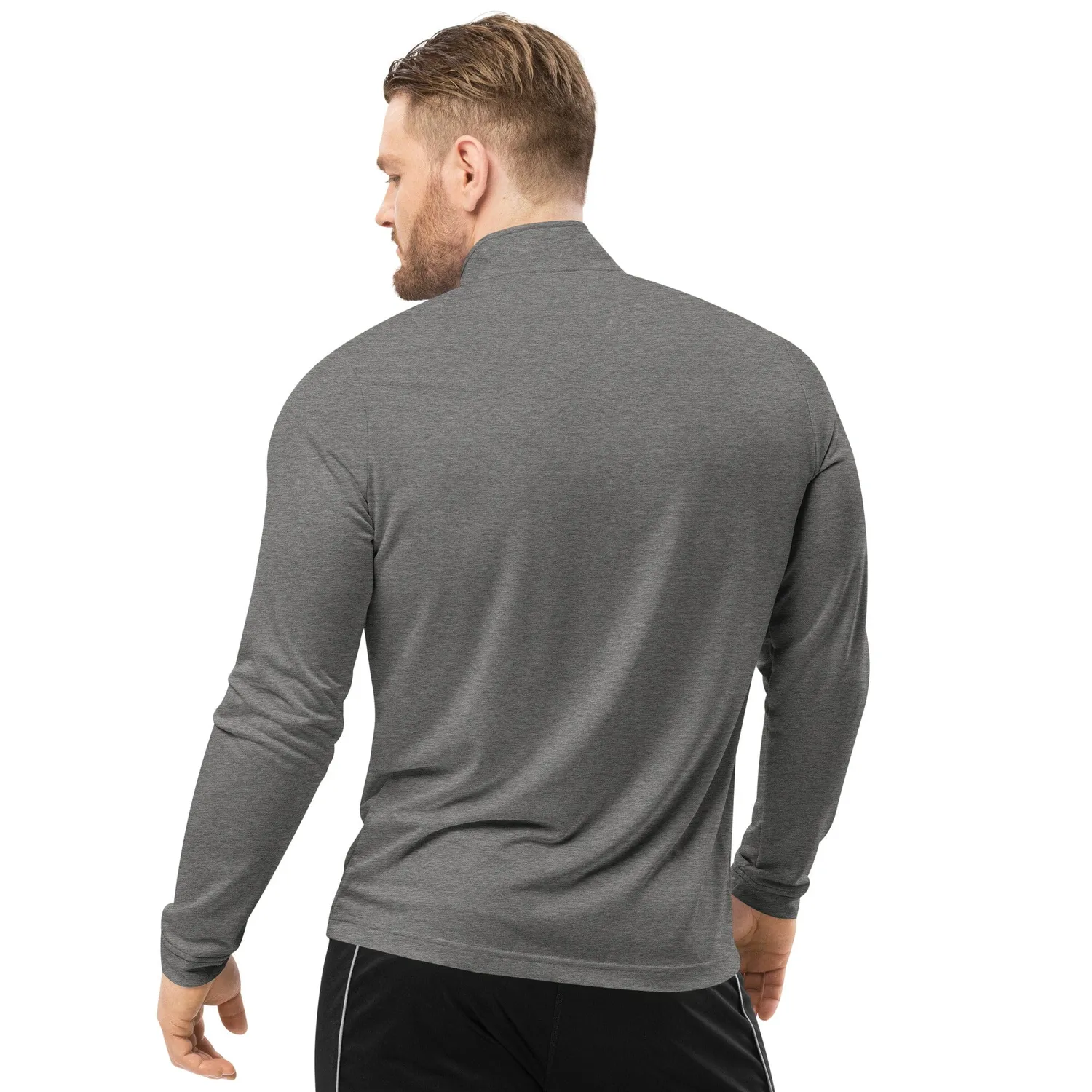 IQ Powertools Quarter Zip trui met kraag zwart polyester