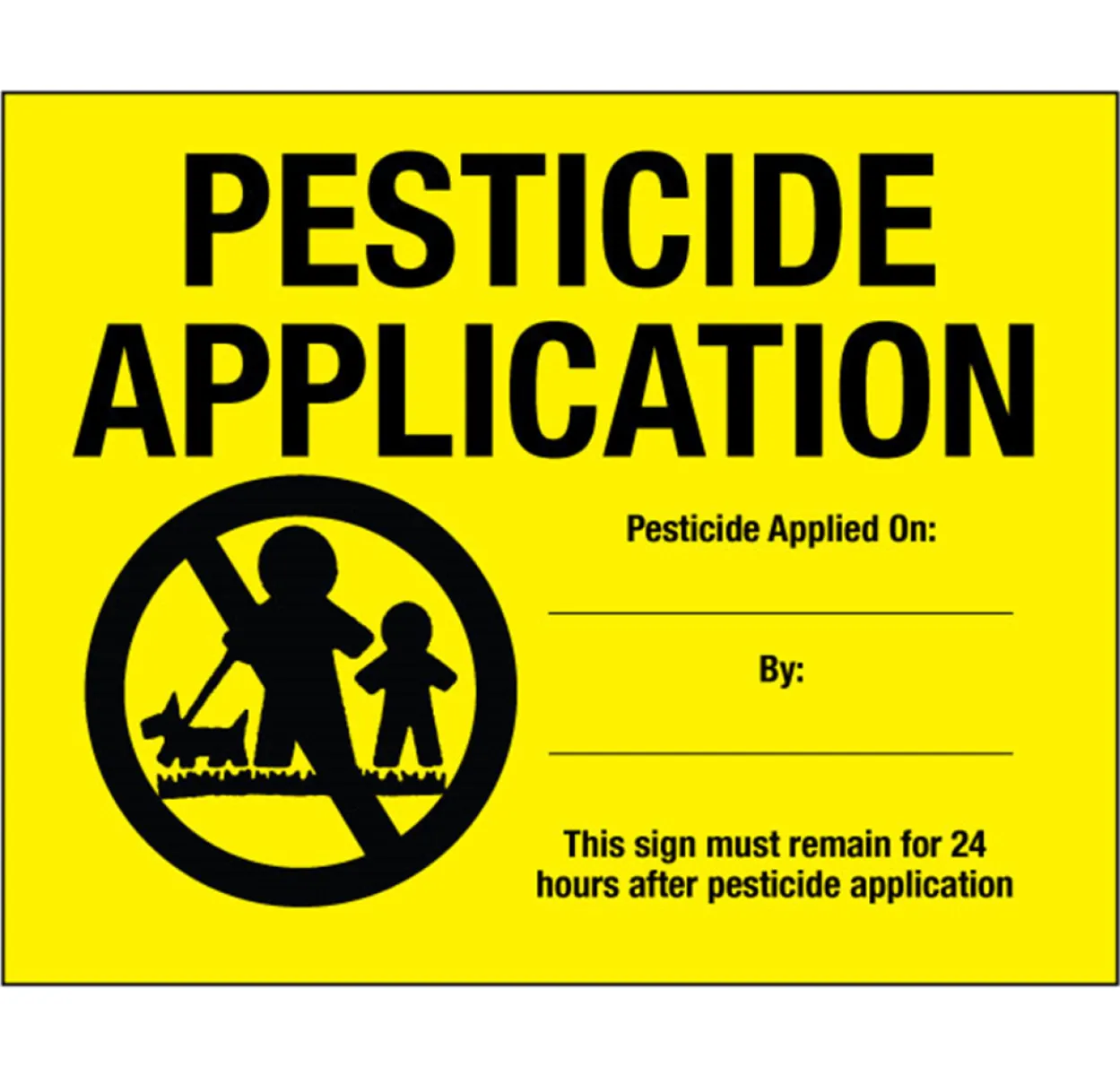 Gemplers Pesticide Waarschuwingsbord New York 25 stuks