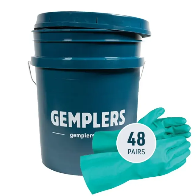 Gemplers 15-mil chemische handschoenen nitril emmer 48 paar