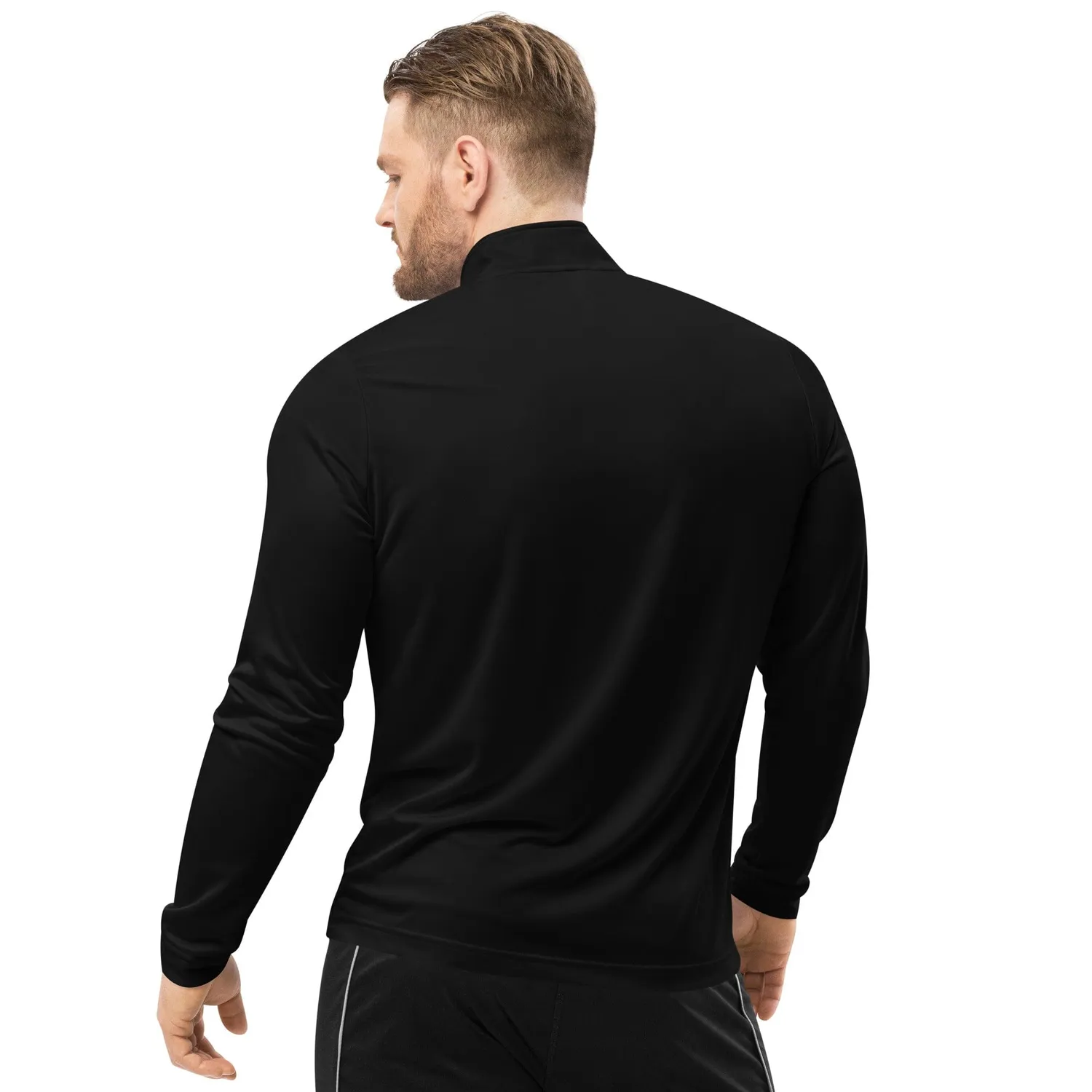 IQ Powertools Quarter Zip trui met kraag zwart polyester