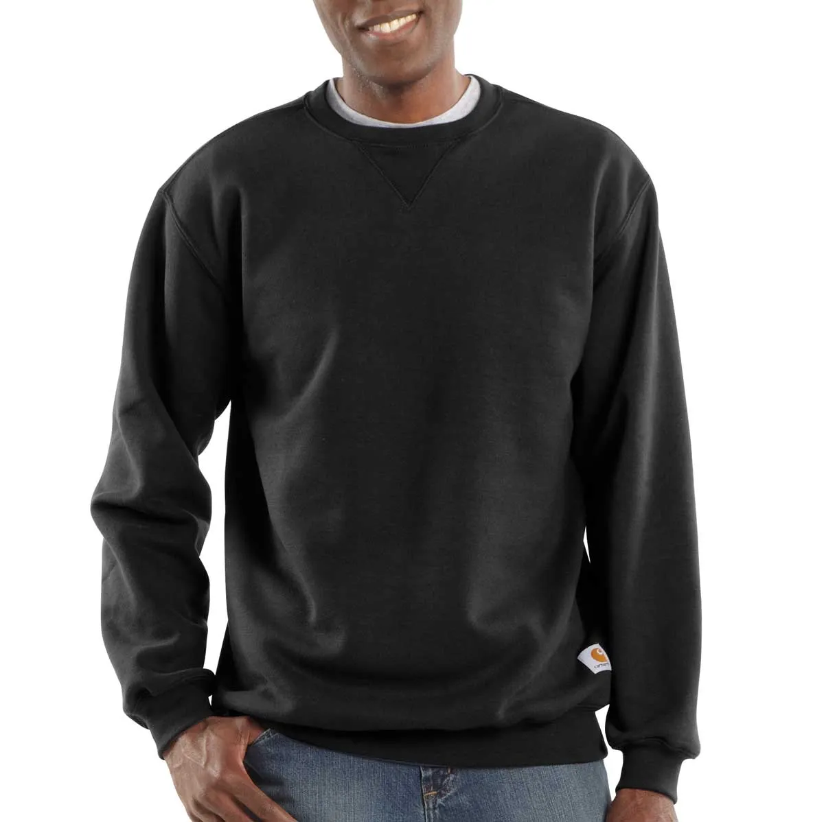 Carhartt K124 Loose Midweight sweater crewneck zwart
