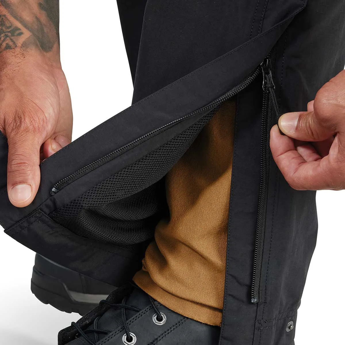 Carhartt Storm Defender Bayou regenbroek zwart ademend