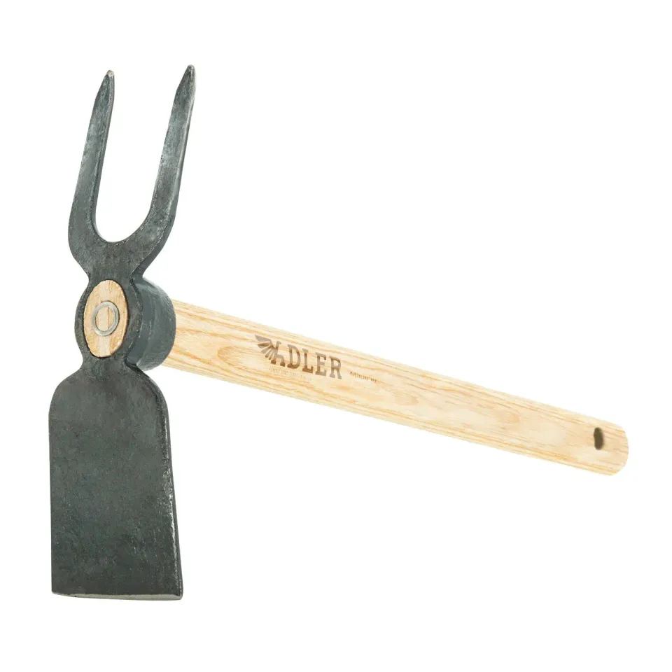ADLER Lily tuinschoffel 2-tand naturel S 450 mm zandgrond