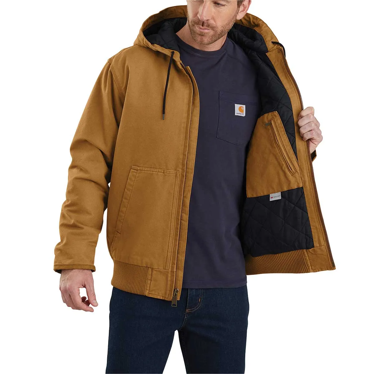 Carhartt J130 Washed Duck Active werkjas insulated