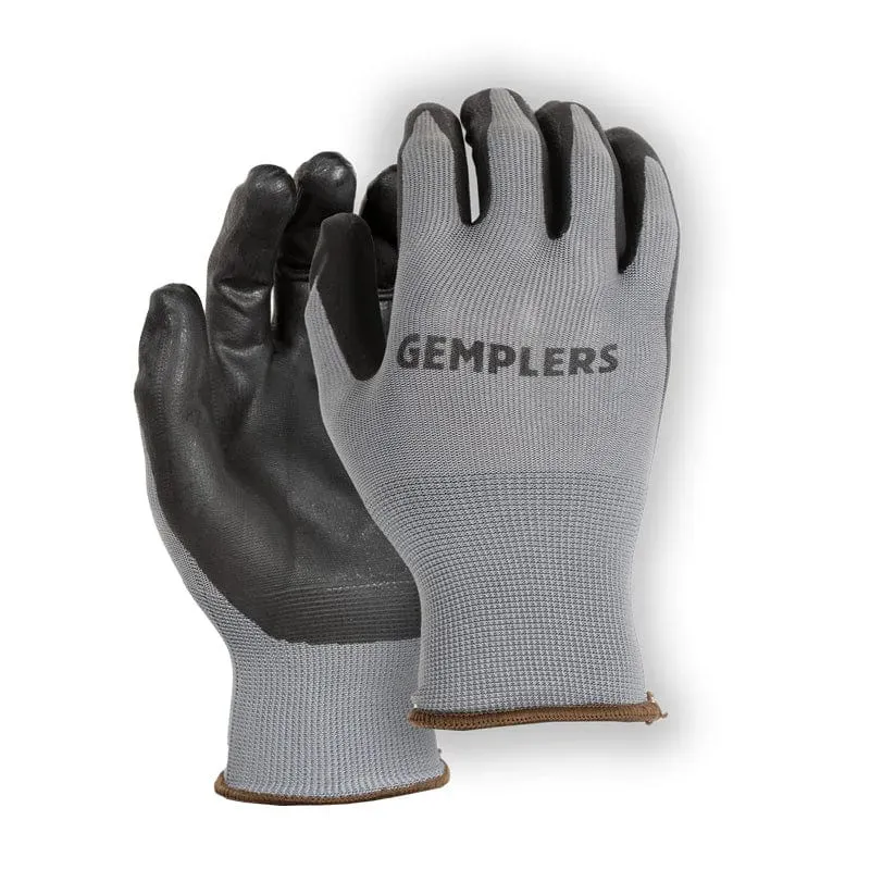 Gemplers 15-gauge nylon werkhandschoenen foam nitril grip